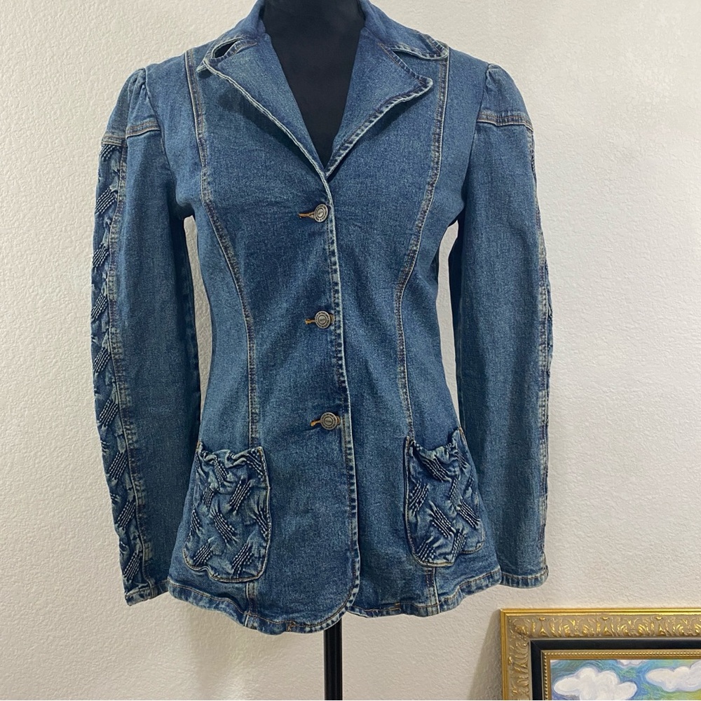 YOYO Women's Blue Denim Jacket